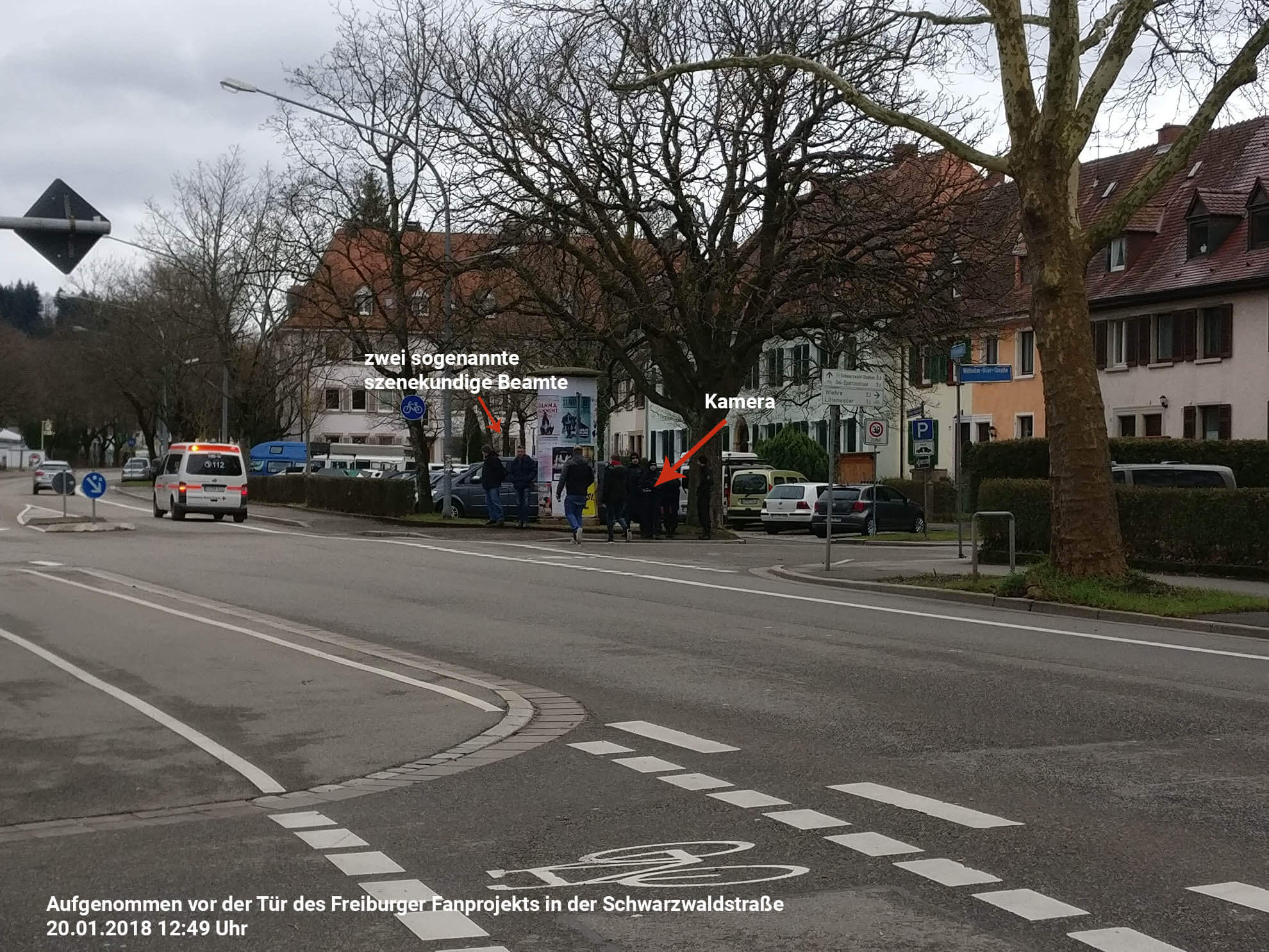 Polizei Freiburg überwacht Fanprojekt